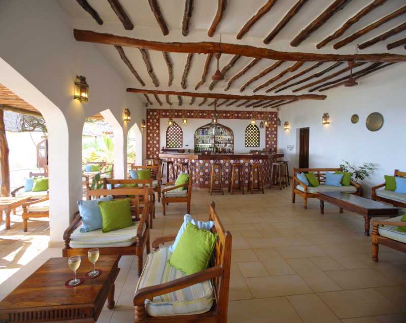 Lounge en bar bij Sultan Sands Island Resort op Zanzibar