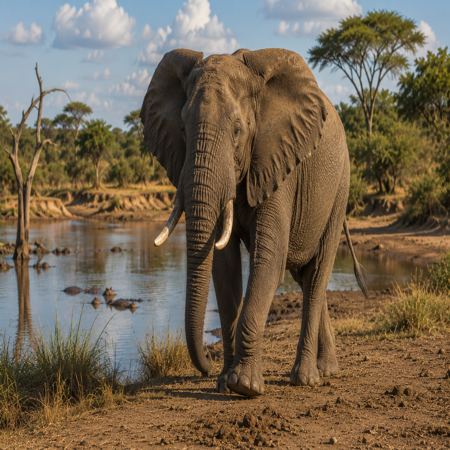 Afrikaanse olifant op safari