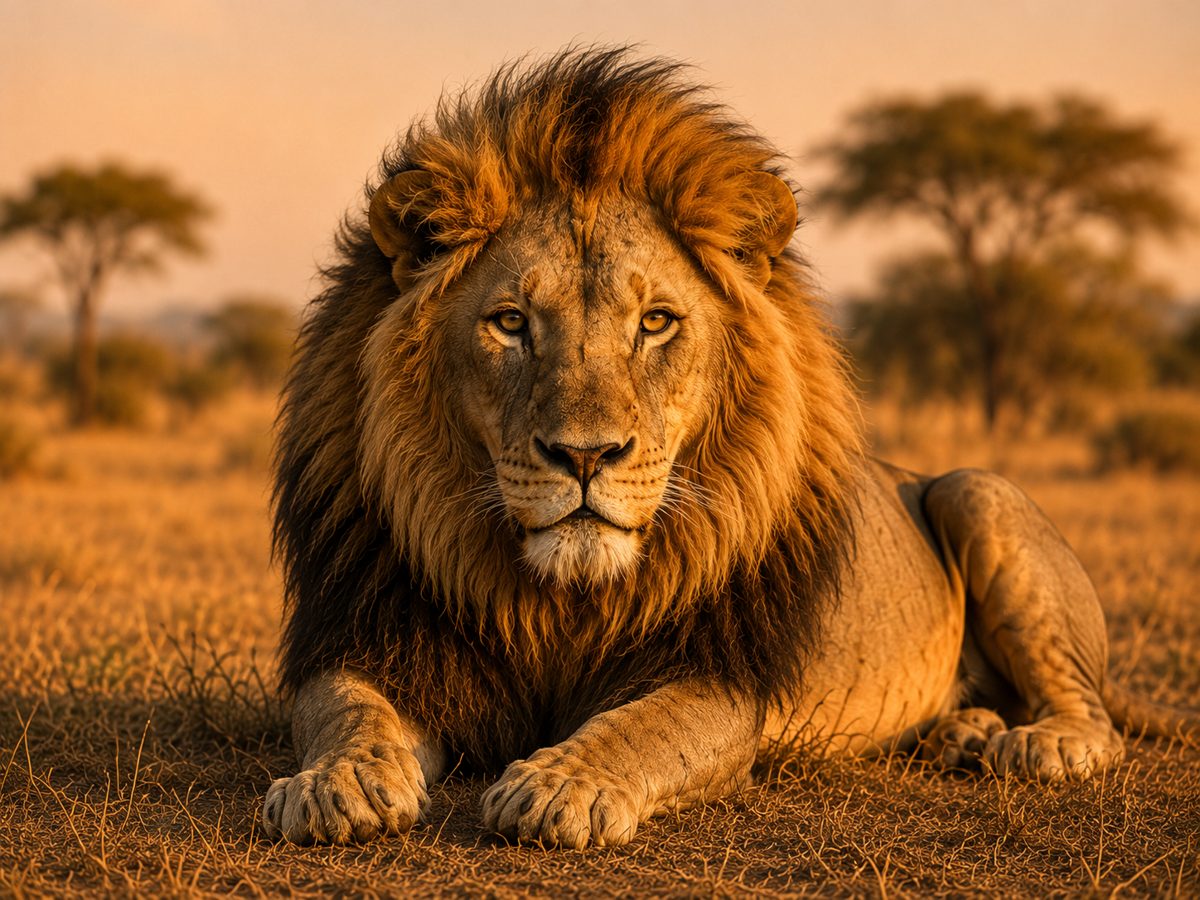 Leeuw tijdens een safari in Tanzania